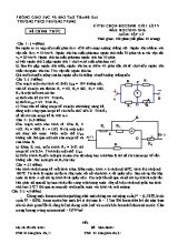 Đề thi chọn học sinh giỏi môn Vật lý Lớp 9 - Năm học 2015-2016 - Trường THCS Phương Trung
